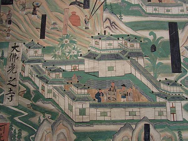 佛光寺位於山西省五台縣（857年）是現存第二古老的木結構建築