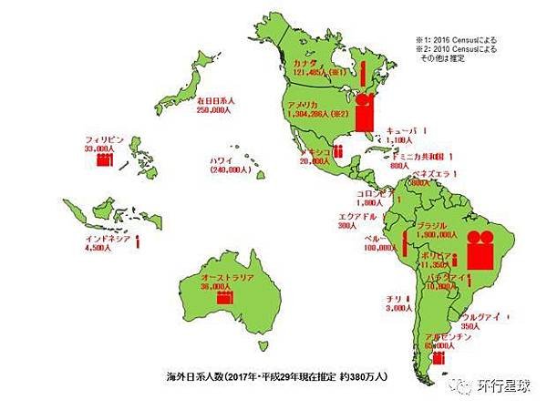 日本移民+移民日本/可思議的日本人移居地 海外日係人全球分佈