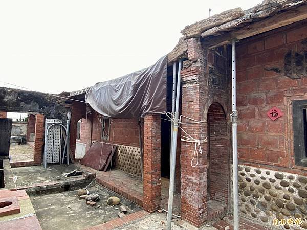 莊家古厝-天水堂-歷史建築-「萬寶朝宗已未年」（1919年建