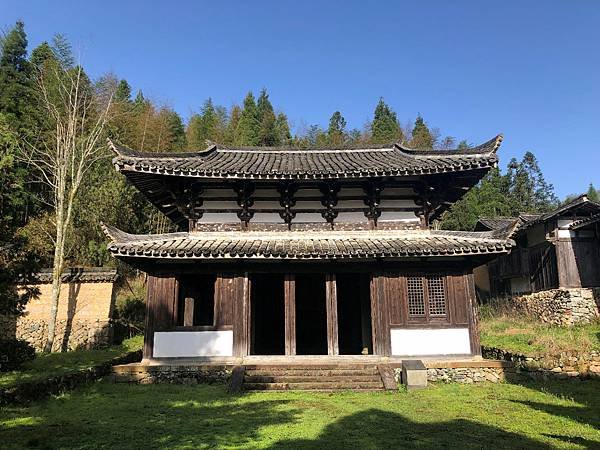 時思寺坐西朝東位於浙江省麗水市元明建築建於（1140年）13