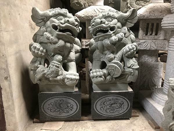 下營茅港尾天后宮1677年建-台灣第一對石獅-下營「茅港媽」