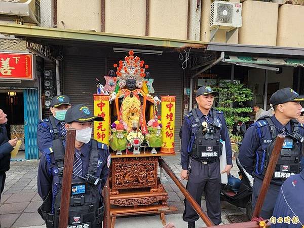 台南建安宮-台南下林建安宮參與米街廣安宮送天師盛事，恭請出有