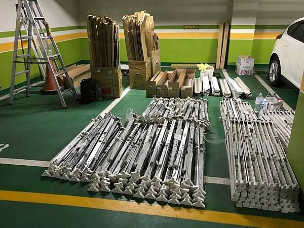 社區更換18瓦微波感應燈管安裝工程