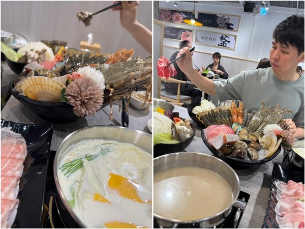 [吃] 芝山站美食推薦 - 樂釜極上鍋物 母親節和牛龍蝦套餐