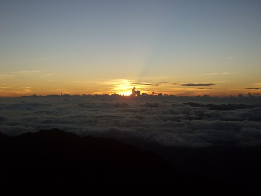 桃山頂的日出!