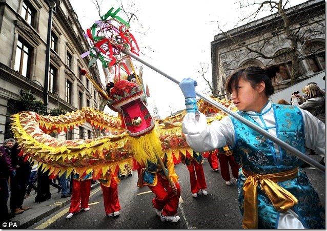 Chinese new year parade