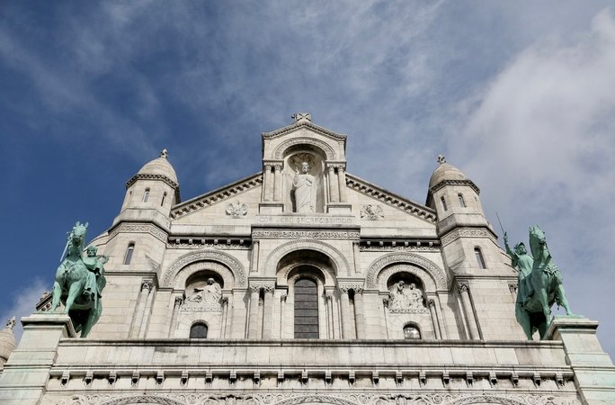 法國 巴黎 蒙馬特Montmartre 聖心堂 小丘廣場 畫