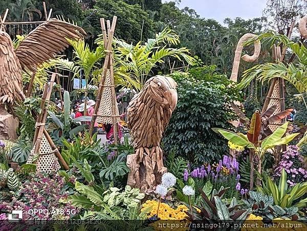 2024士林官邸菊展的花田筆記(上)：熊熊遇見鹿、綠野仙蹤、