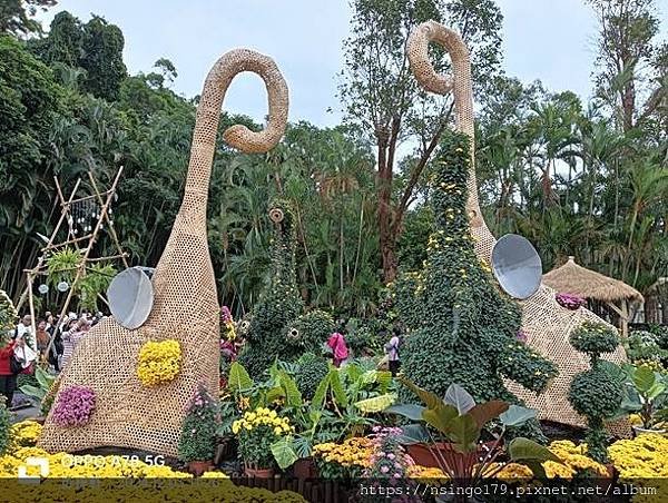 2024士林官邸菊展的花田筆記(上)：熊熊遇見鹿、綠野仙蹤、