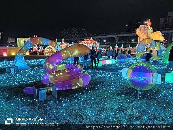 2025新北燈會的光芒筆記3：白蛇幻象、萌彩蛇趣、局處響應及