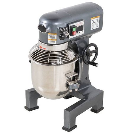 avantco-mx10-10-qt-gear-driven-commercial-planetary-stand-mixer-with-guard-110v-3-4-hp