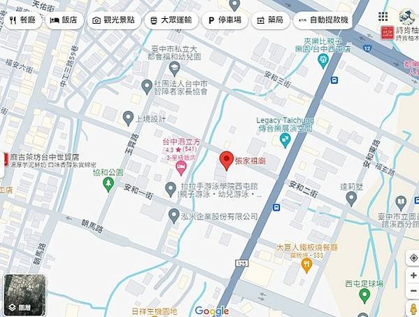 台中西屯張家祖廟，市定百年古蹟，四護龍格局四合院開基祖張文通