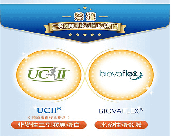 優蓋立 膜衣錠-靈活關健UCII九合一專業加強完整配方