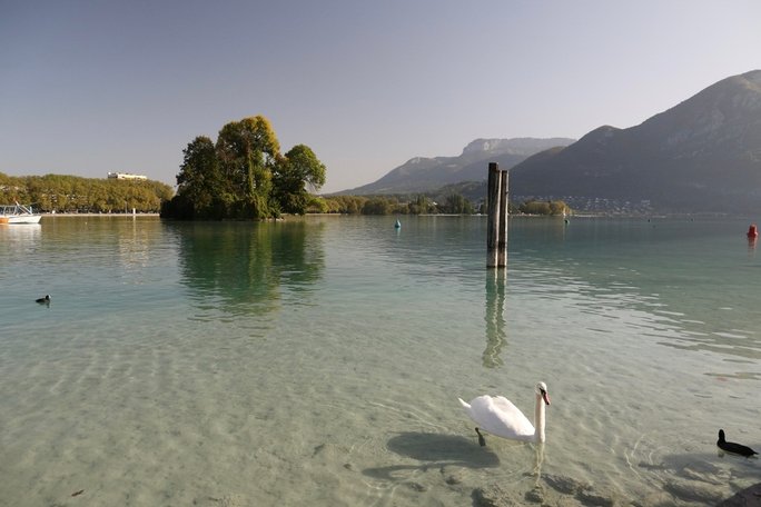 法國 安錫Annecy 安錫湖 安錫城堡 愛之橋 島宮 莎