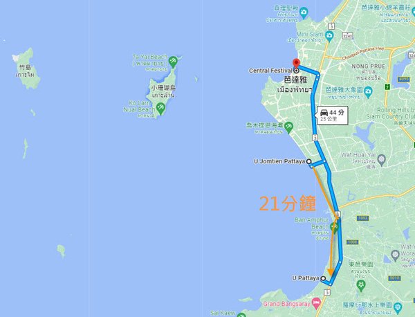 U Jomtien Hotel and U Pattaya Hotel MAP.jpg