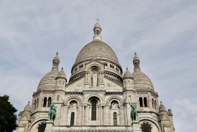 法國 巴黎 蒙馬特Montmartre 聖心堂 小丘廣場 畫