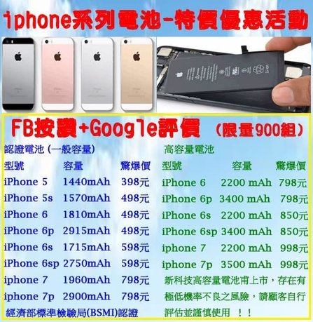 iphone電池