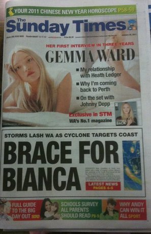 The Sunday Times - Gemma Ward