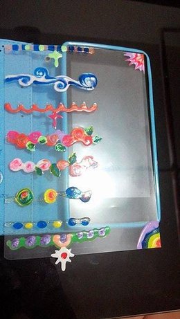 玻璃彩繪貼 手機11-2