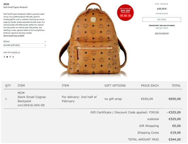 forzieri mcm small backpack 50off price.jpg