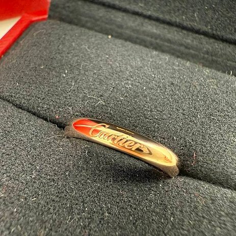 Cartier 卡地亞 C de Cartier戒指 18K