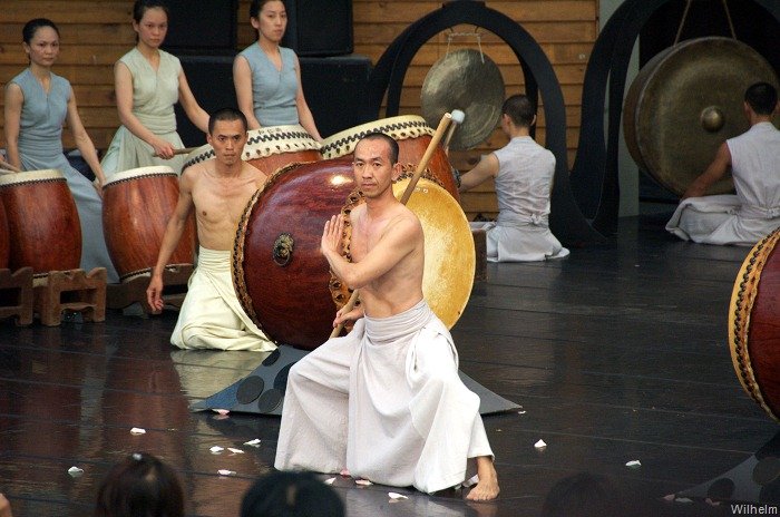 花博舞蝶館 優人神鼓 花蕊渡河