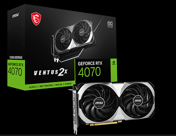 [3C]MSI GeForce RTX™ 4070 VENT