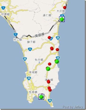 第4天環島軌跡圖