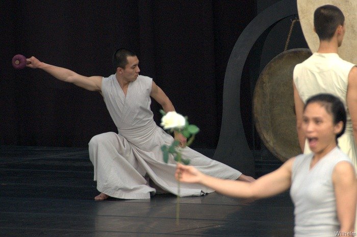 花博舞蝶館 優人神鼓 花蕊渡河
