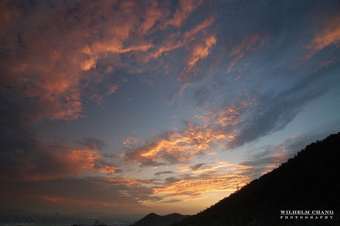 天秤颱風 火燒雲 碧山巖