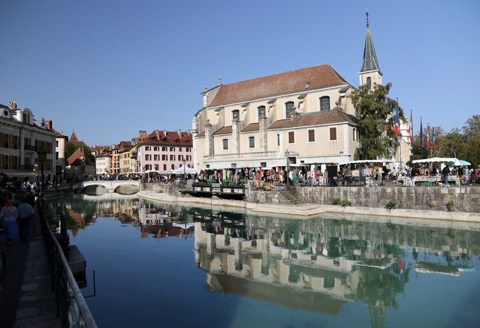 法國 安錫Annecy 安錫湖  安錫城堡 愛之橋 島宮 莎