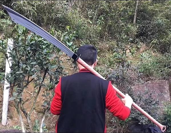 偃月朴刀/青龍偃月刀《三國演義》中，劉備的二弟關羽所使用的兵