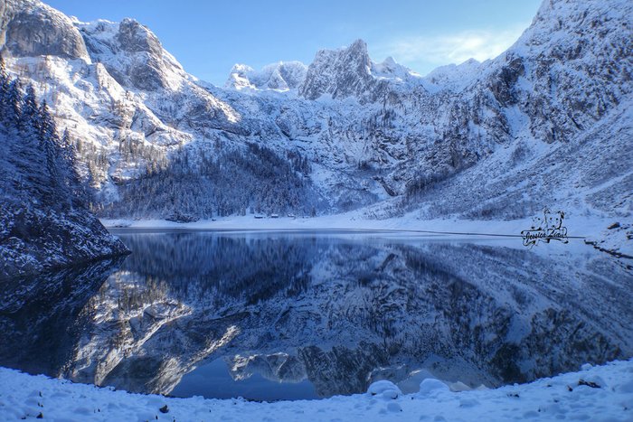 Hinterer Gausee，晴天限定的湖面倒影