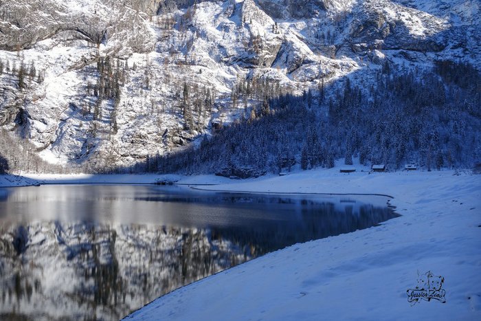 Hinterer Gausee，晴天限定的湖面倒影