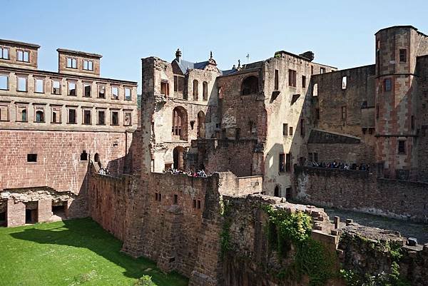 《德國》Heidelberg｜居高臨下的海德堡城堡。哲學家小