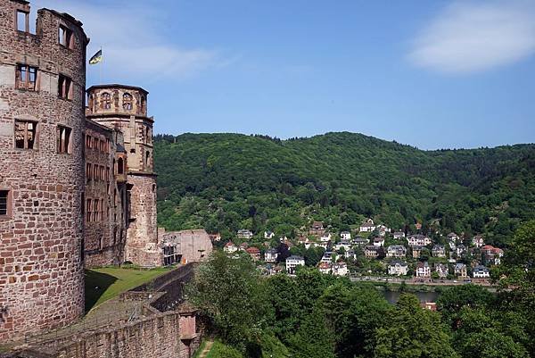 《德國》Heidelberg｜居高臨下的海德堡城堡。哲學家小