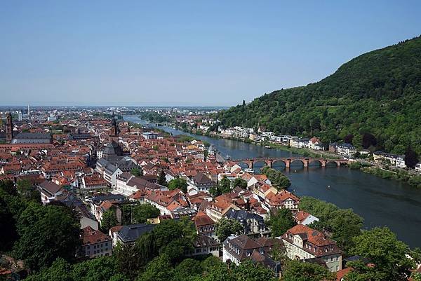 《德國》Heidelberg｜居高臨下的海德堡城堡。哲學家小