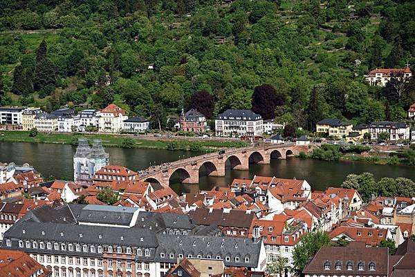 《德國》Heidelberg｜居高臨下的海德堡城堡。哲學家小