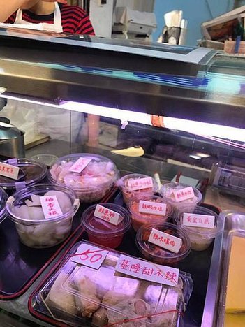 [刁妤燒] 北投石牌黃昏市場＊物美價廉生魚片＊壽司店