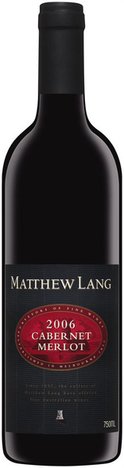 Matthew Lang 紅標麥士連卡貝納梅洛紅葡萄酒.bmp