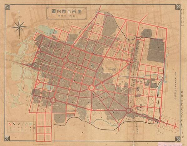 林百貨（HAYASHI）位於南市中西區中正路、忠義路口，日治