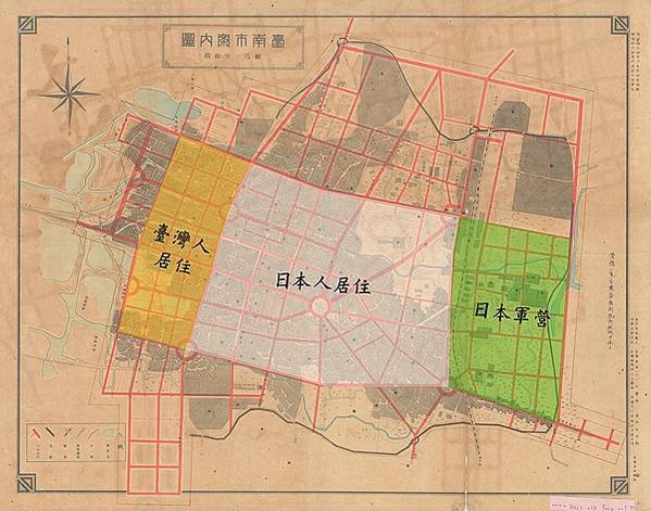 林百貨（HAYASHI）位於南市中西區中正路、忠義路口，日治