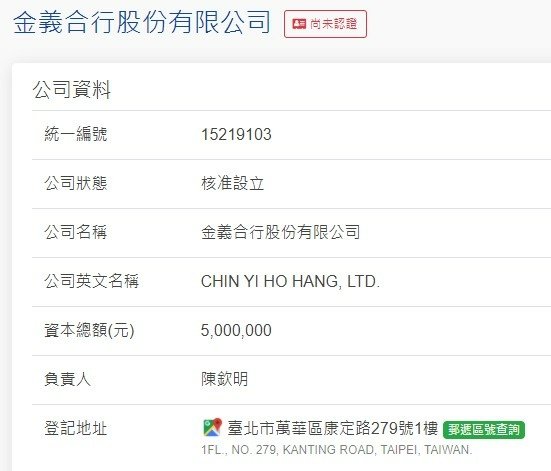 「金義合行」是日治時期由艋舺仕紳陳義塗創立-位於萬華車站對面