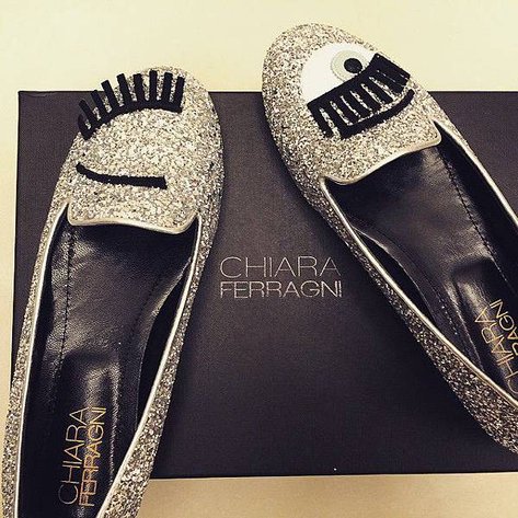 Chiara Ferragni Flirting Loafers silver13