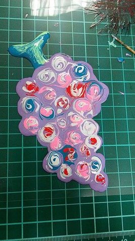 玻璃彩繪貼 葡萄4