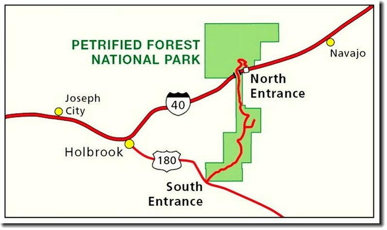 Petrified-forest-map