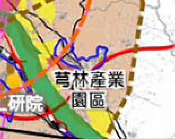 湖口大圓山陣地符合開發交流道附近地區新設產業園專區，土地