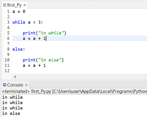 Python Eclipse 初學 入門 教學 基本方法 for while else loop range len 迴圈 學生成績 範例