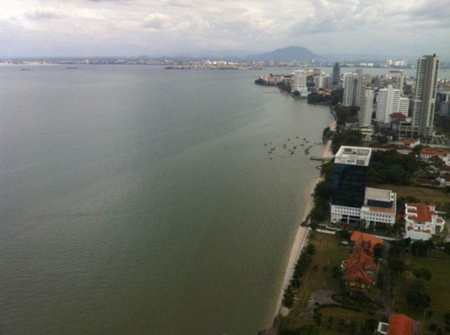 露台看出去的海景