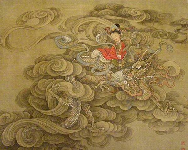 道教/神仙冊 冷枚/明·張路神仙圖冊/書堂深居圖/冷枚《萬壽